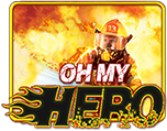 Oh My Hero game thumbnail with superhero character
