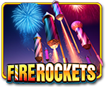 Fire Rockets game thumbnail with colorful fireworks