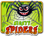 Happy Spiders game thumbnail with cartoon spider