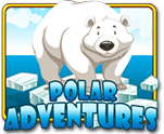 Polar Adventure game thumbnail with polar bear in snowy landscape